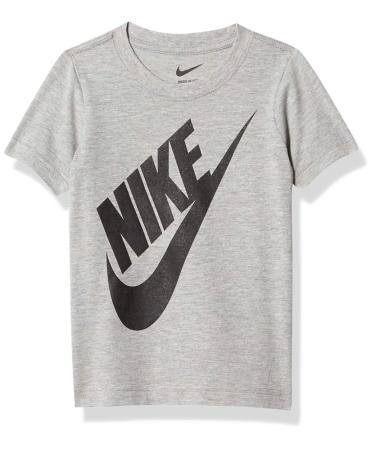 Nike Boys' Sportswear Graphic T-Shirt 3T Dark Grey Heather
