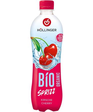 H LLINGER Bio Spritz Kirsche Boisson P tillante V g talienne Sans Sucre Ajout Bouteille PET 500ml Saveur Cerise (Lot de 6) Pack of 6 - Buy Online on GoSupps.com