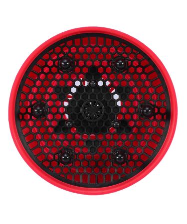 Silicone Dryer Diffuser for Hair - Foldable Hair Blower Accessory in Red | 5 Colors Available | Perfect Hair Styling Tool - Buy Online on GoSupps.com
