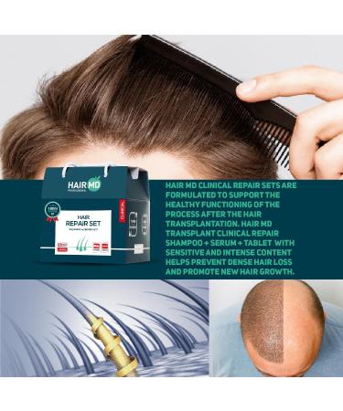  HairMD HairMD Clinical Repair Kit (3 Months Use) (3 Shampoos 250 ml + 3 Serums 60 ml + 3 Hair Multivitamins) - Buy Online on GoSupps.com