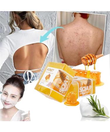 Turmeric Honey Soap Turmeric Soap for Face and Body Turmeric Honey Soap for Dark Spots Sensitive Skin Acne Reduction Washing Essentials. - Buy Online on GoSupps.com