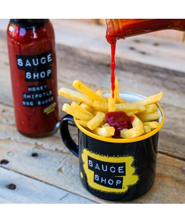 Sauce Shop Honey Chipotle BBQ Sauce Barbecue Sauces Made in the UK 260g Pack of 1 - Buy Online on GoSupps.com