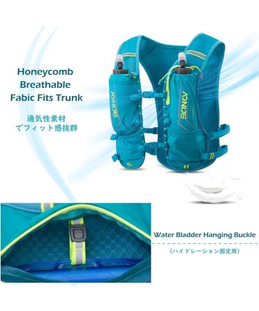 Triwonder Drinking Bag - Unisex Running Backpack Vest for Marathon Cycling & Hiking | Adjustable 68-130cm Blue - Buy Online on GoSupps.com