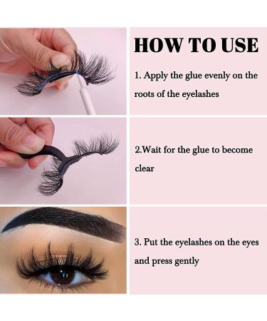 Clear Eyelash Glue - Super Strong Hold, Waterproof Adhesive for False Eyelashes - Gentle on Sensitive Eyes - 0.176oz (Clear) - Buy Online on GoSupps.com