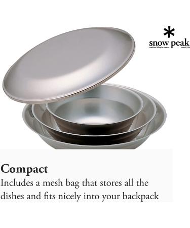 Snow Peak Tableware Set L - Premium Camping Tableware Set for One - Buy Online on GoSupps.com