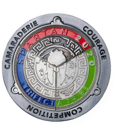 Spartan Trifecta Medal Display Multi One Size