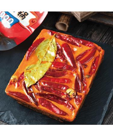 WSYLS Sichuan & Chongqing Hot Casserole Base 60g x 2 Authentic Chinese Seasoning Spicy & Fresh Authentic Beef Oil A Boiling Chinese Flavor Casserole - Buy Online on GoSupps.com