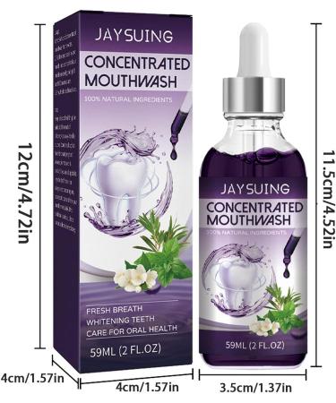 Fowybe Concentrated Mouthwash 59ml | Natural Plant-Based Oral Care for Healthy Gums & Teeth - Buy Online on GoSupps.com
