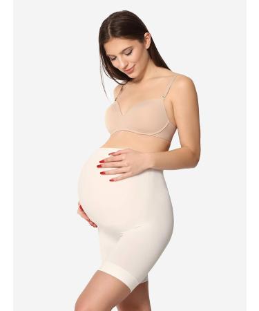 Be Mammy Maternity Shorts 06-15 XXL Ecru | Women's Pregnancy Apparel - Buy Online on GoSupps.com