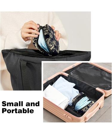 Skull Flowers Pattern Sanitary Napkin Storage Bag - Portable Period Kit Holder - Color 10 - Buy Online on GoSupps.com