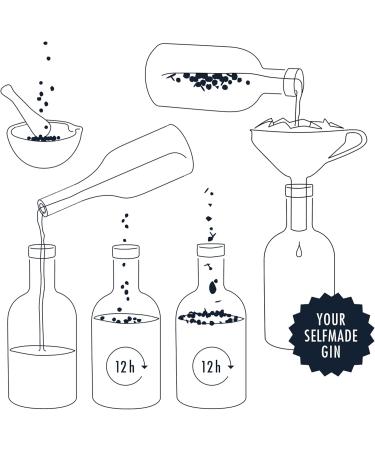 DO YOUR GIN Botanicals Coffret pices Gin | Pour Hommes & Femmes | M langes Pour Cocktails | Pour Barman | Herbes Pour Gin Maison | Cadeau De Pendaison De Cr maill re | 12 pices Naturelles - Buy Online on GoSupps.com