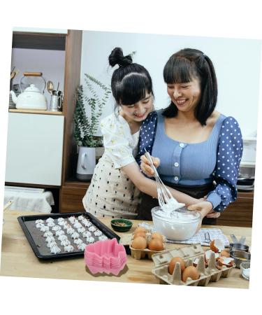 HOMSFOU 36 Pcs Cake Mold Baking Molds Silicone Molds Silicone Soap Molds Silicone Candy Molds Pastry Mould Mini Christmas Cupcake Liners Cup Making Tool Bakeware Supply Chocolate Muffin 7c 7.5X6.5X3CMx3pcs - Buy Online on GoSupps.com