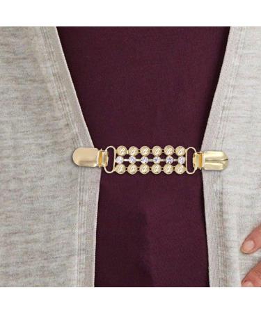 Bodhi200 Sweater Collar Clips | Silver Brooch & Scarf Clips for Women | Cardigan Accessories - Buy Online on GoSupps.com