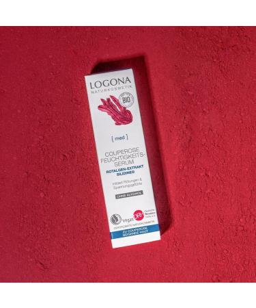 LOGONA Naturkosmetik Couperose moisturising serum offers the skin prone to couperose or rosacea the extra dose of moisture for redness with the exclusive active ingredient SILIDINE vegan 30 ml - Buy Online on GoSupps.com