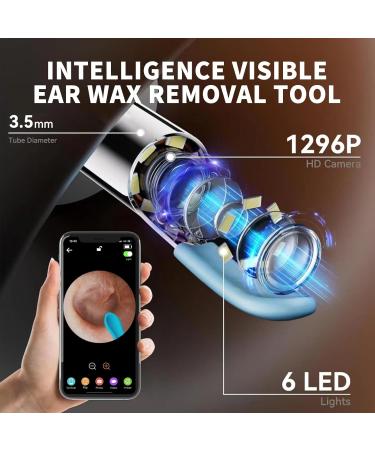 Buy Ear Wax Removal Tool Kit with Camera & Light - 1080P Ear Cleaner for iOS & Android | Best Ear Wax Removal Solution - Buy Online on GoSupps.com