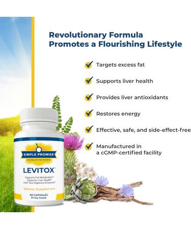 Simple Promise Cleanse & Metabolism Bundle Supports Digestive Health & Metabolic Function PuraBurn & Levitox for Liver Support Gut Balance & Energy 60 Capsules Each (30-Day Supply) - Buy Online on GoSupps.com