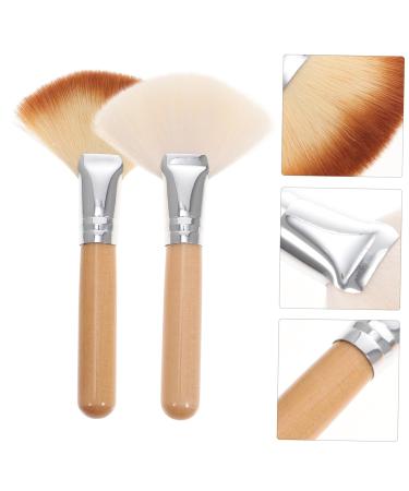 FRCOLOR 6 Pcs Loose Powder Makeup Brush Set - Professional Fan Blush & Highlighter Brushes for Flawless Face & Facial Care - Buy Online on GoSupps.com