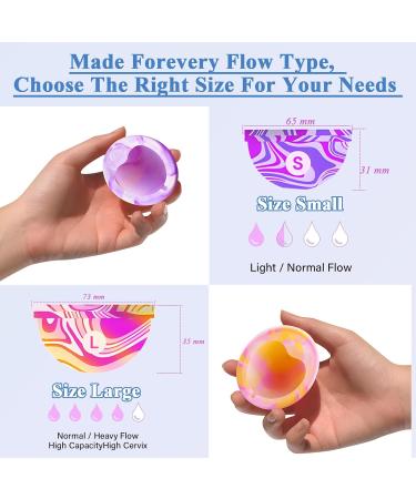 Menstrual Disc with Size M+L - 100% Medical Silicone Menstrual Cup for Active Women - Perfect for Sport Swimming & Intimacy - Buy Online on GoSupps.com