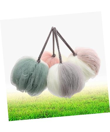 FRCOLOR 4 Pcs Large Mesh Pouf Bath Ball - Ultra-Soft Shower Sponge for Spa-Like Experience - Ideal for International Shipping - Buy Online on GoSupps.com