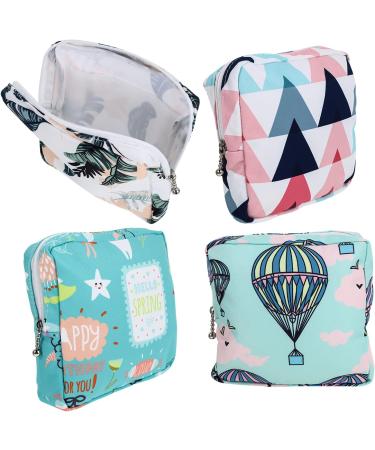 24pcs Portable Tampon Storage Bags - Assorted Colors, Washable, Menstrual Period Organizer for Women, Teen Girls - Zipper Closure, Nursing Function - 13X13X3CM - Buy Online on GoSupps.com