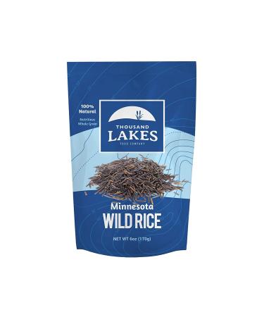 Thousand Lakes Minnesota Grown Wild Rice - 12oz (2-pack 6oz) | 100% Natural & Wild | Premium Quality Wild Rice - Buy Online on GoSupps.com