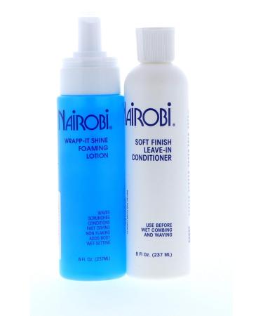 Nairobi SET: Triple Benefit Lip Stick Wrapp-It Shine Lotion 8oz & Soft Finish Leave-in Conditioner 8oz | International Shipping Available - Buy Online on GoSupps.com