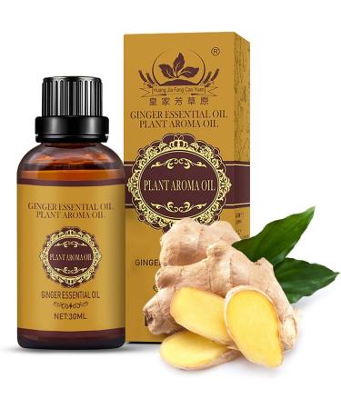 Dewu Essential Ginger Oil for Skin | 30ml Aromatherapy & Massage Oil for Gua Sha Lymph Drainage & Diffuser Use - Buy Online on GoSupps.com