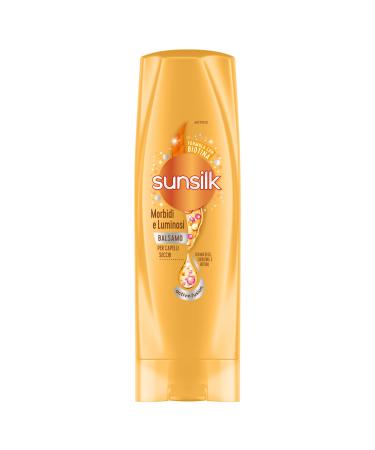 Sunsilk Sunsilk Soft and Bright Frizz Conditioner Gentle and Non-greasy Conditioner Active Formula Fused with Argan & Almond Oil Keratin & Biotin 350ml