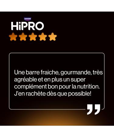 HiPRO Barre Prot in e Caramel 45g Riche en Prot ines Magn sium & Vitamine B9 - Pack de 12 - Buy Online on GoSupps.com