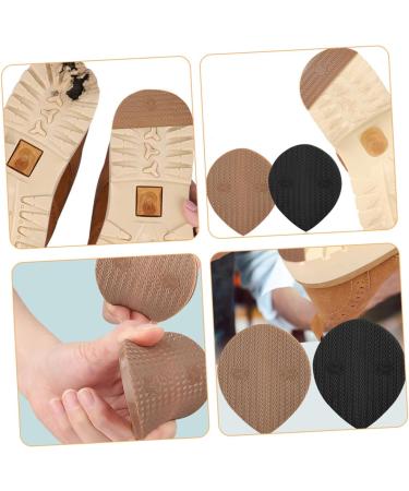 FRCOLOR 2pcs Anti-Slip Leather Shoe Soles | Non-Slip Sneaker Pads & Sole Protectors | Universal Fit | Durable & Comfortable | Assorted Colors - Buy Online on GoSupps.com