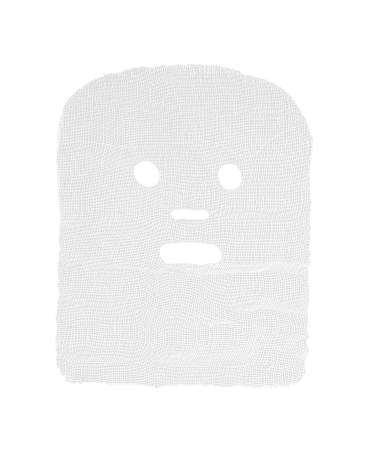 Face Gauze for High Frequency Sheet Mask Cover Facial Cotton Beauty Gauze Pre Cut Breathable 100 Sheets Disposable Highly Absorbent Gauze Facial Mask