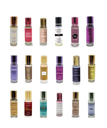 Designer Women Perfume Oils Set Lot 12ml x (Pack of 12) - High End Fragrance Oils for Women Randomly Oils Selected & Packed