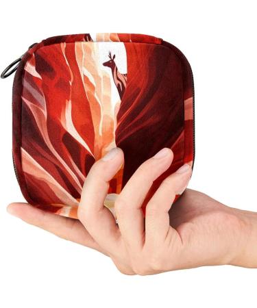 Period Bag - Sanitary Napkin Storage & Tampon Holder for Purses | Classic Design | 4.7x6.6x6.6 in | Shop Internationally - Buy Online on GoSupps.com