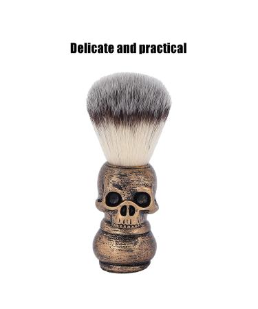 Premium Skeletal Gold Manual Shaving Brush for Men - Perfect for Shaving Cream & Grooming - Buy Online on GoSupps.com