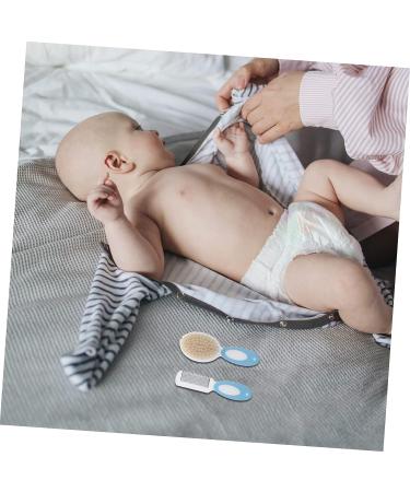 3pcs Wool Brush Wooden Hair Brush Baby Grooming Kit for Newborn Girls & Boys - Buy Online on GoSupps.com