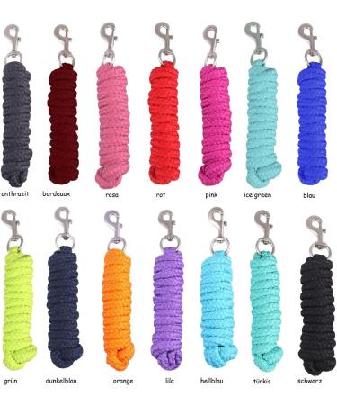 NetProShop 2 Meter Lead Rope with Robust Snap Hook - Colorful Pink Tie Rope for Dogs - Durable & Stylish - Buy Online on GoSupps.com