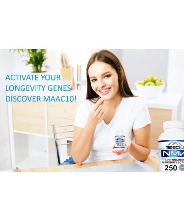 MAAC10 NMN Supplement Real Nicotinamide Mononucleotide (NMN 125mg Capsules). The Most Powerful NAD+ Precursor More Stable Than Riboside. We use 99% Pure Pharmaceutical Grade Stabilized NMN (90 Count) 125 mg (Pack of 3) - Buy Online on GoSupps.com