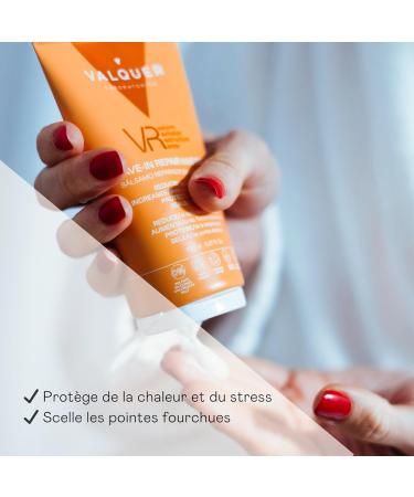 VALQUER Baume r parateur sans rin age 3 en 1 | VR : apr s-shampoing s rum et soin intensif | Hydrate et scelle les pointes fourchues | Formule V gane | 200 ml - Buy Online on GoSupps.com
