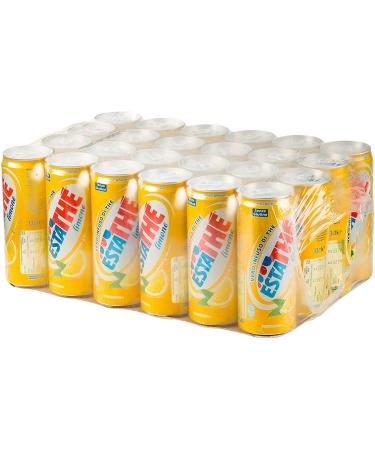 Ferrero Estathe lime 24x033l can of iced lemon tea