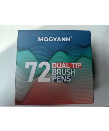 Mogyann Markers for Adult Coloring 72 Coloring Pens Dual Tip Brush Markers for Coloring Books 72 Black - Buy Online on GoSupps.com