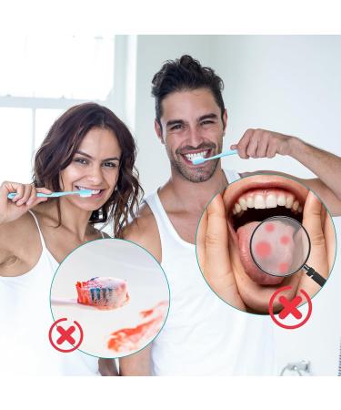 Ouligay 4-Piece Extra Soft Nano Toothbrush Set | 10 000 Bristles for Sensitive Teeth & Gums | Ideal for Adults & Children | International Shipping Available - Buy Online on GoSupps.com