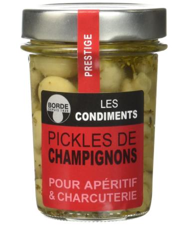 Borde Pickles de Champignons Bocal 100 g - Lot de 4