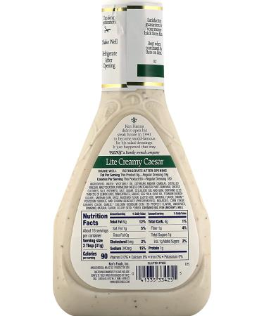 Ken's Steak House Lite Creamy Caesar Dressing 16oz - Pack of 2 - Buy Online on GoSupps.com