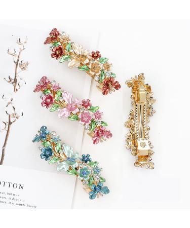 inSowni 4 Pack Luxury Glitter Butterfly Rhinestone Hair Clips for Women and Girls - Buy Online on GoSupps.com
