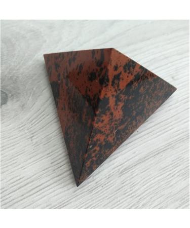 Red Obsidian Tetrahedron Pyramid Stone Stones Crystals Naturelle Cristal Pyramide Stone Crystal Reiki - Buy Online on GoSupps.com