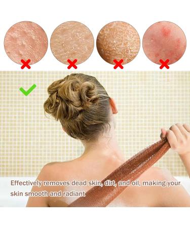 ZXCHOME African Scrub Net Very Easy to Create Many Bubbles Suitable for Women and Men African Sponge African Net African Fabric (Blue/Purple/Brown) - Buy Online on GoSupps.com
