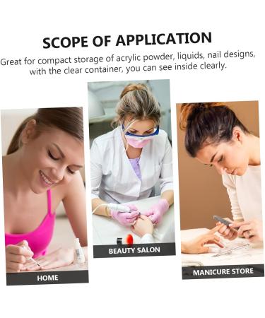  POPETPOP POPETPOP Set of 2 Pump Makeup Bottles Nail Art Storage Box 120ml Squeeze Bottle for Nail Polish Remover - Buy Online on GoSupps.com