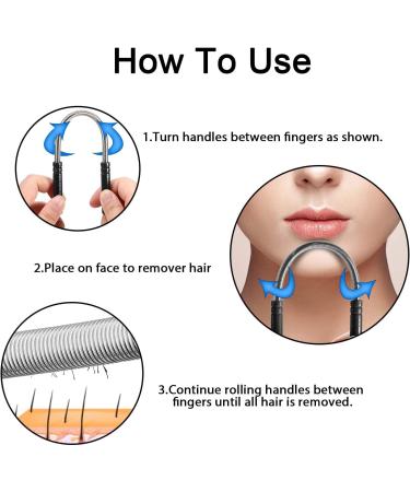FSucces Facial Hair Remover 2 Pack - Manual Epilator for Face & Eyebrows - Buy Online on GoSupps.com
