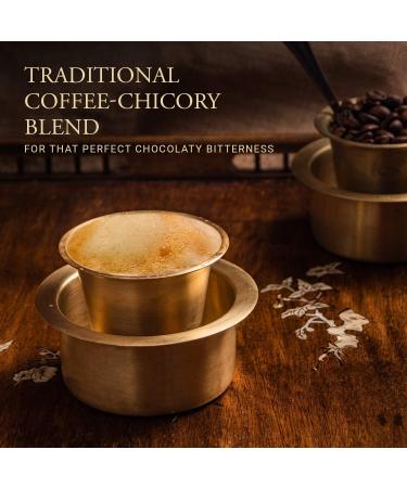 Sida'pur - South Indian Filter Coffee - Roasted And Ground - Coffee 80% : Chicory 20% - 1Kg Bag - Buy Online on GoSupps.com