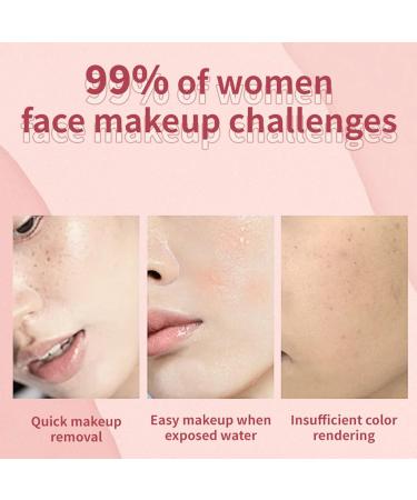 Cheek Blush Face Blush with Mirror Mushroom Applicator Silky Cheek Tint Natural Enhancer Facial Makeup for Effortlessly Elegant - Buy Online on GoSupps.com